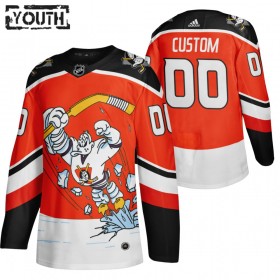Barn Ishockey Anaheim Ducks tröja med eget tryck 2020-21 Reverse Retro Tredje Authentic
